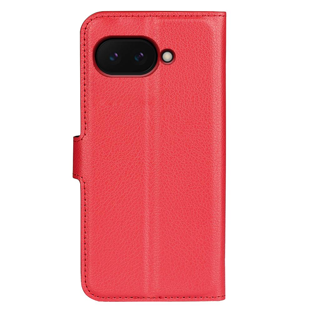 For Google Pixel 9a Case Litchi Texture Shockproof Leather Wallet Phone Cover