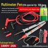 Extra Fine Silicone Multimeter Test Leads with Super Sharp Long Needle Probes