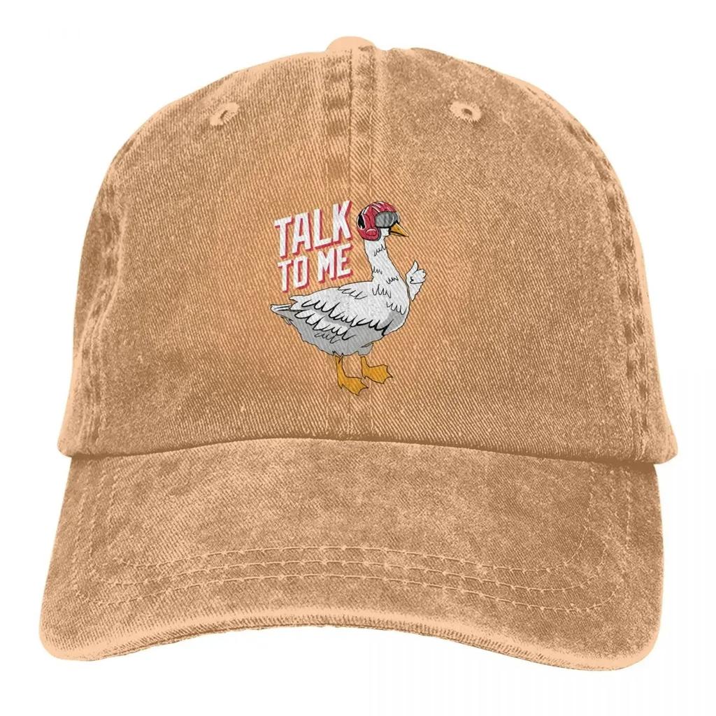 Top Gun Maverick Goose Film Multicolor Hat Peaked Men Women's Cowboy Cap Talk To Me Goose Baseball Caps Visor Protect Hats