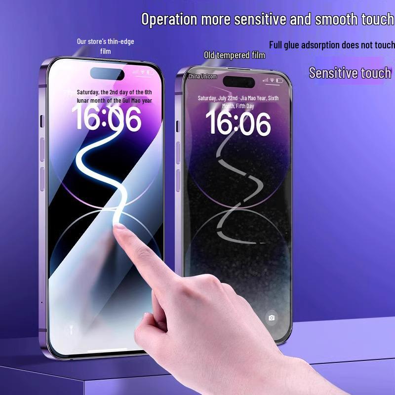 Apple iPhone 13/14 Pro Max/15 Pro Tempered HD Dust-Free Screen Protector