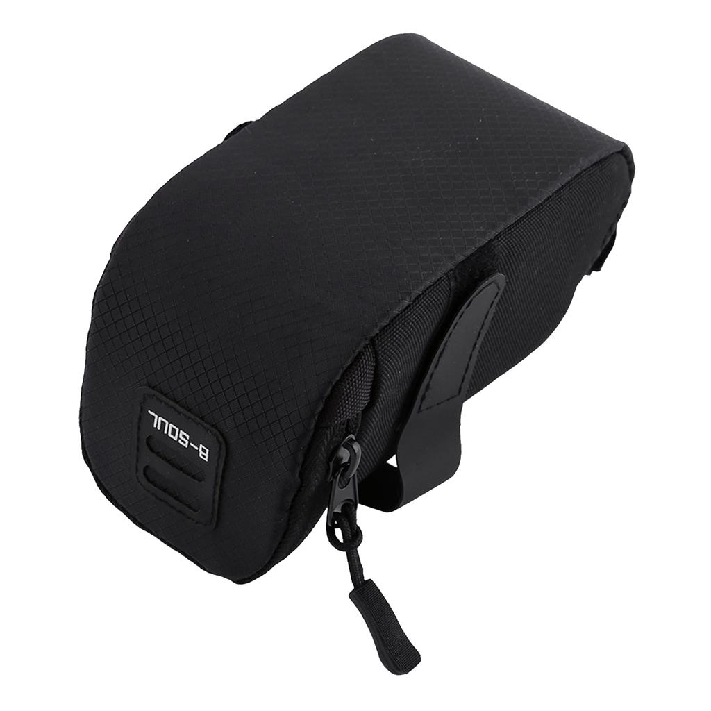 Saddle Bag Rear Seat Storage Tail Pouch Bike Bag For Outdoor Riding Equipment(black)