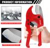 WISEUP Ratchet PVC Pipe Cutter Heavy Duty PPR Plastic Tube Cutting Tool Hose Scissors For Home Working and Plumbers Hand Tools