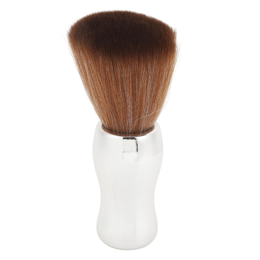 Neck Duster Brush Nylon Bristles Ergonomic Handle Comfortable Grip Hair Cutting Duster Brush for Bar