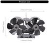 SF167T 12 Blade Fireplace Fan Dual Motors for Wood Log Fire Heat Powered Fans