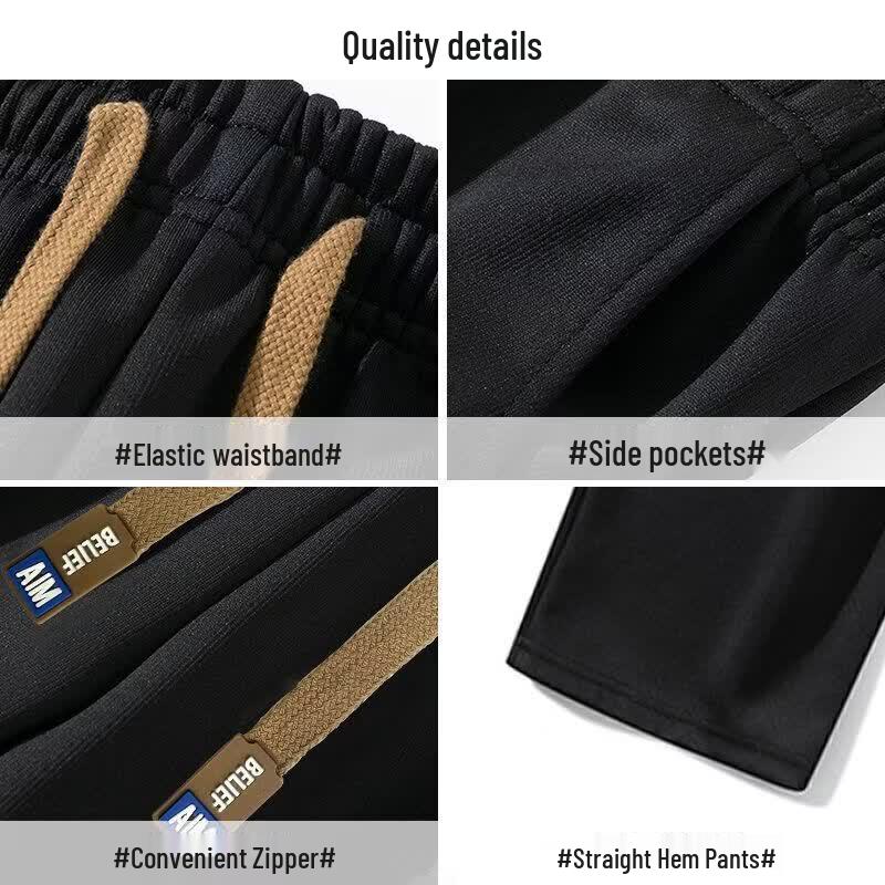Warrior Men's Loose Straight-Leg Casual Pants