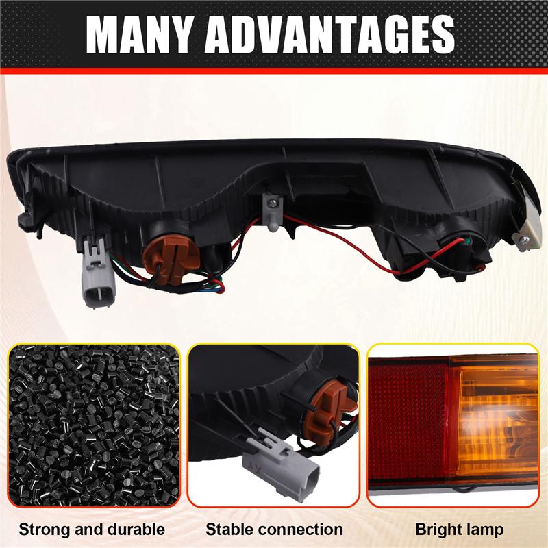 Car For Mitsubishi Pajero Montero V73 V75 V77 2000-2003 Rear Bumper Light Rear Fog Lamp Right MR508784