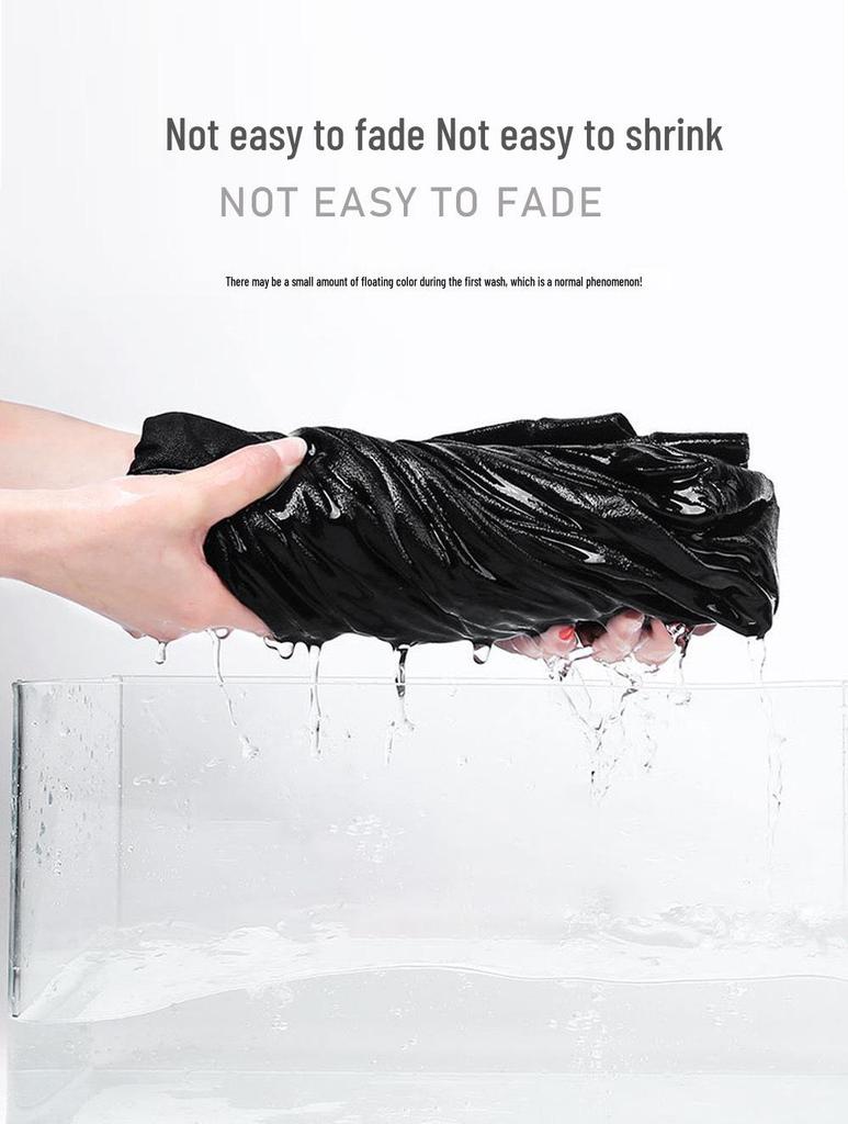 Colorful High-Waist Ice Silk Women's Loose Slimming Wide-Leg Summer Shorts