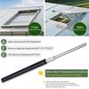ABWR-Automatic Greenhouse Window Opener 2PCS Solar Powered Auto Vent Openers For Hothouse