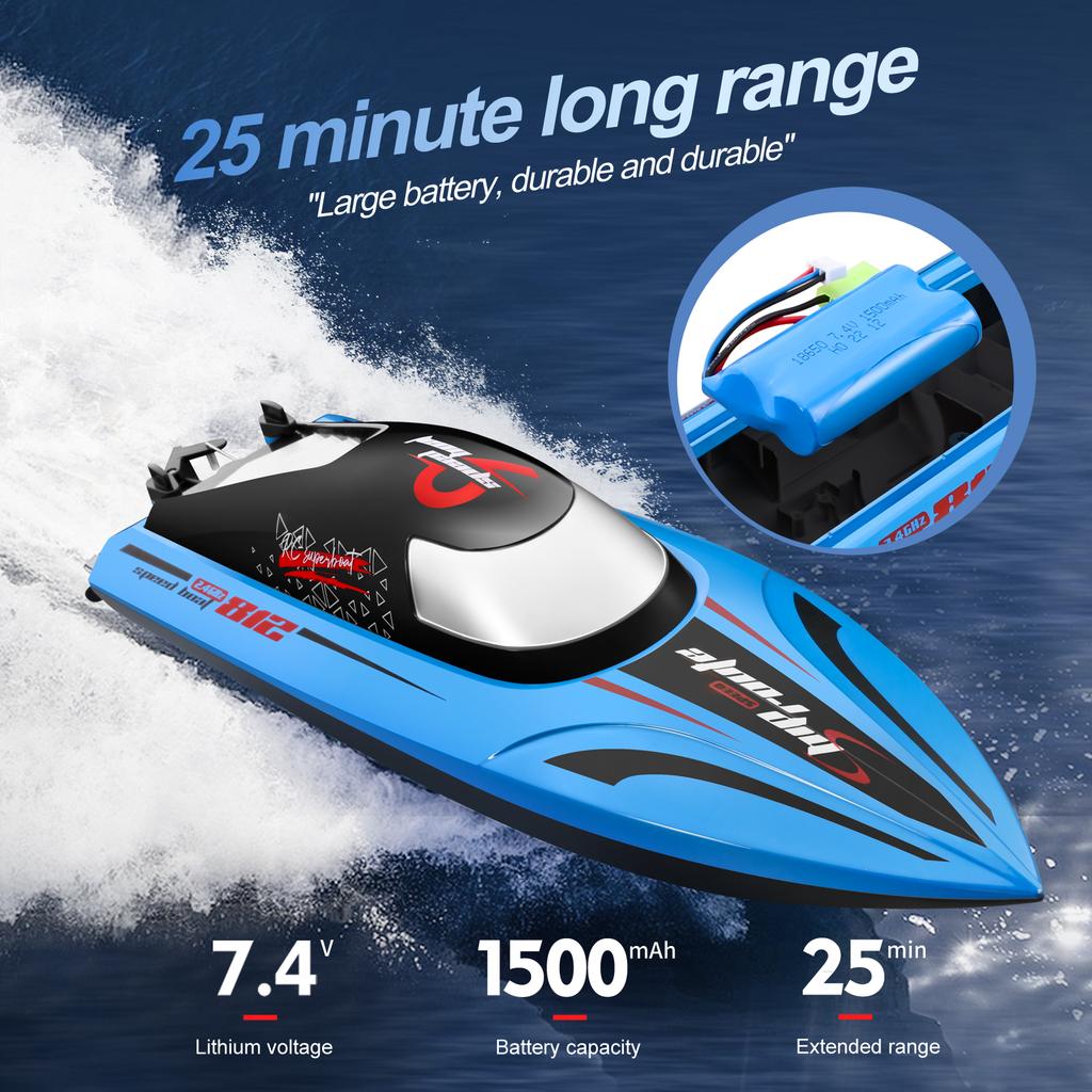 40Km/h Rc Boat High-Speed Ship 2.4G  Remote Control Boats Speedboat 2.4G Radio Controlled Machine Toys for Boys Kids Children