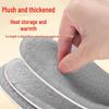 Winter Warm Fleece Insoles: Thick, Plush Cotton Shoe Pads for Men & Women