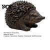 Outdoor Hidden Key Hider Resin Hedgehog Statue Storage Ornament, Waterproof Box for Holder Outdoors Garden, Realistic Animal Figurine Indoor Landscape