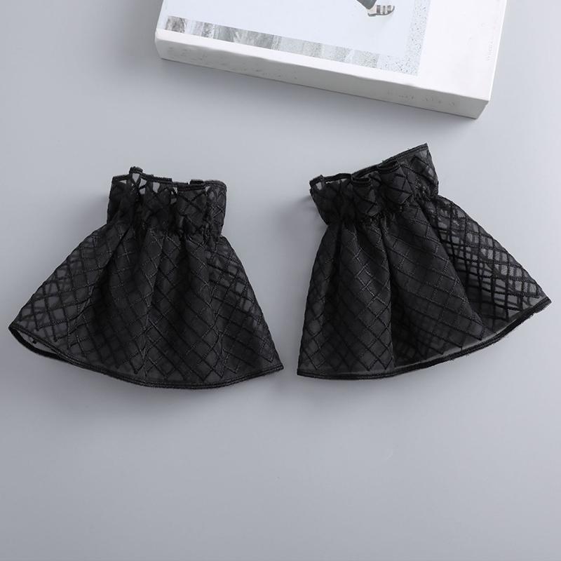 

Милые поддельные манжеты для женских роговых манжет, рубашки, съемные поддельные рукава, манжеты на запястье, свитер, блузка, роговые манжеты, наручные грелки