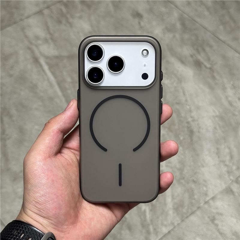 Ultra Thin Matte Translucent For Magsafe Wireless Charge Case for iPhone 17 Air 16 15 14 13 12 Pro Max Hard PC Magnetic Cover