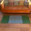 Runner Rug, Blue Green Cotton 70x170cm