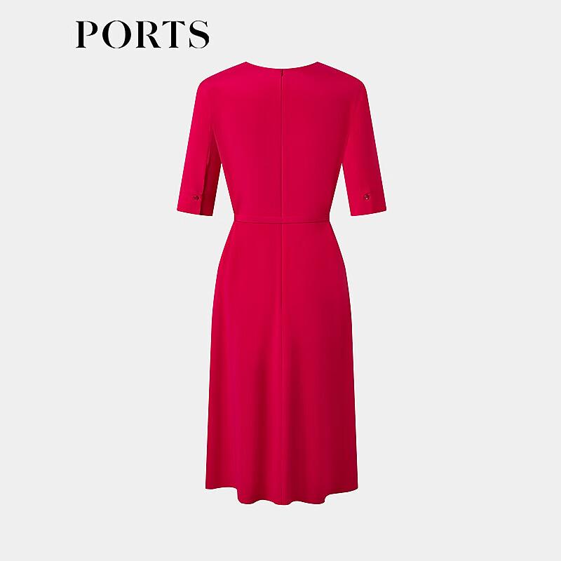 

PORTS Women s 2025 Spring/Summer V-Neck Midi Dress XS