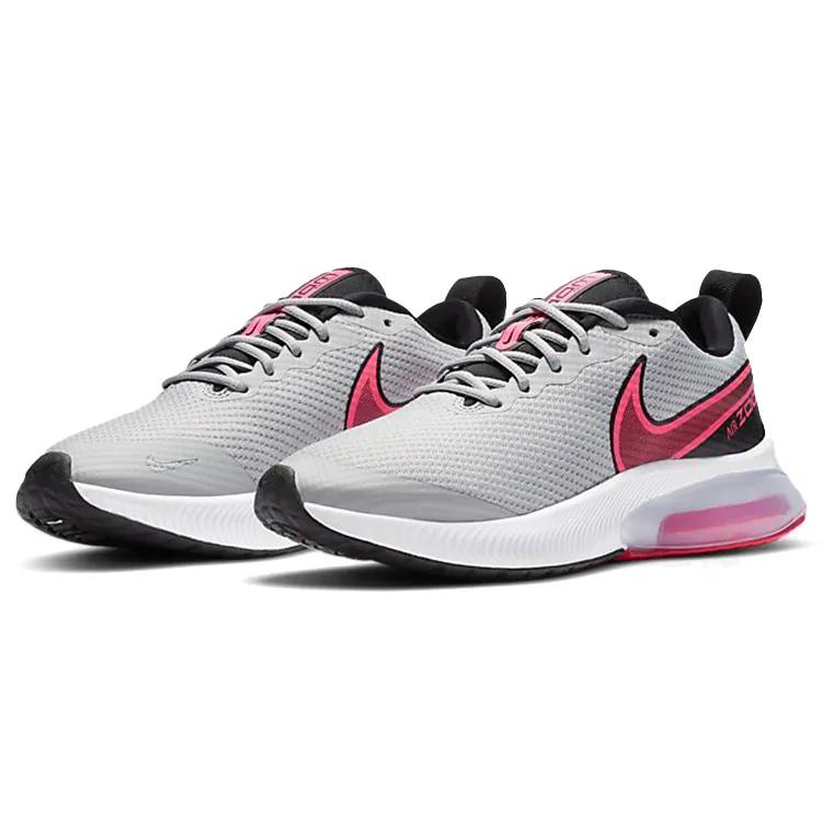 Nike Air Zoom Arcadia Grade School 'Grey Hyper Pink' (Unisex) Light Smoke Grey / Black / White / Hyper Pink Kids' Running Shoes CK0715 002