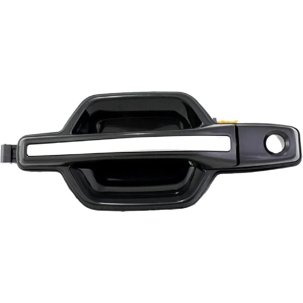 Exterior Door Handle Set Exterior Outside Door Handle/Fit for Mitsubishi Montero 2001-2006 Pajero 1999 5716A359XA MR970425 Chrome Black(Front Left