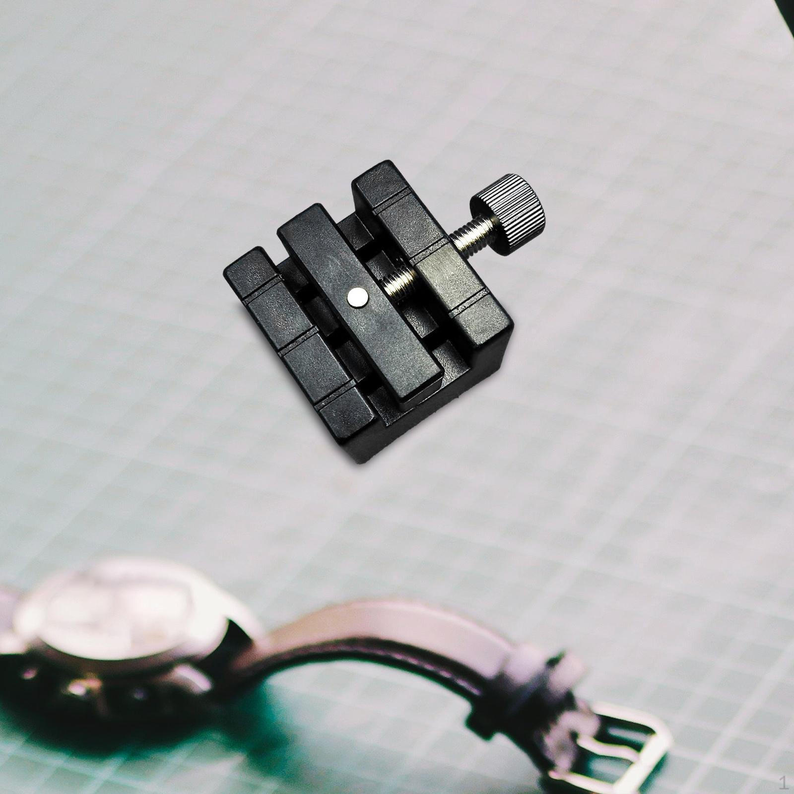 

Держатель для часового ремешка, квадратный, легкий, с прорезями чёрный