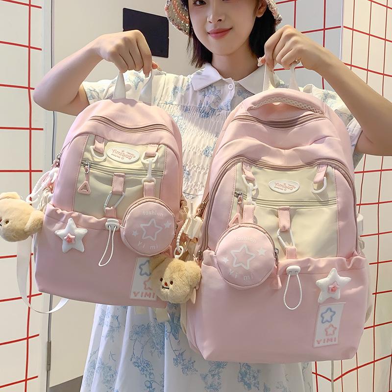 Children's Schoolbags Girls Elementary School Students Junior High School Students High School Students Children Small Backpacks
