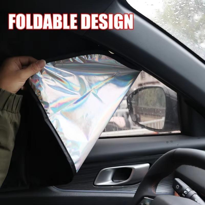 Magnetic Car Sunshade UV Protection Curtain Sun Shield Cover Titanium Silver front/rear Car Sun Shades Summer Sun Protection