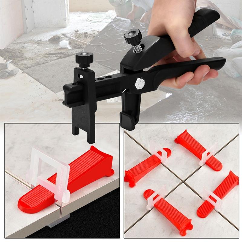 Tile Leveling System Professional Ceramic Tile Stone Installation Leveling Spacer Clips Reusable Handheld Tile Plier