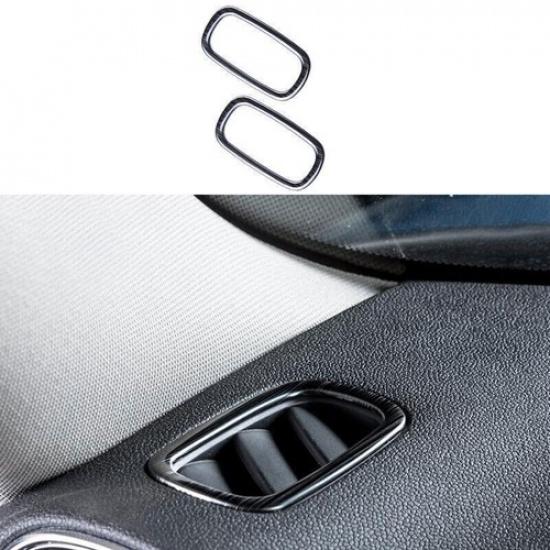 For Mini Cooper Countryman F60 Black Steel Dashboard Upper Air Outlet Vent Trim