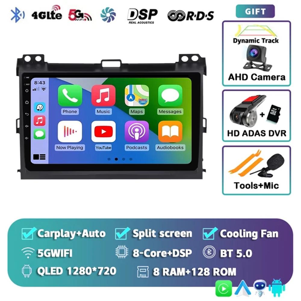 For Toyota Land Cruiser Prado 120 3 Ll For Lexus GX470 GX 470 J120 2002-2009 Car Radio Multimedia Video Player Navigation GPS