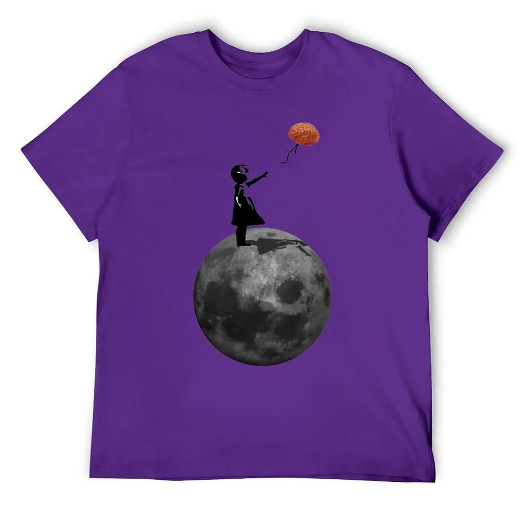 The Girl With The Brain Balloon Classic Y Fresh T-shirt Move Tees Top Quality Sarcastic Travel USA Size
