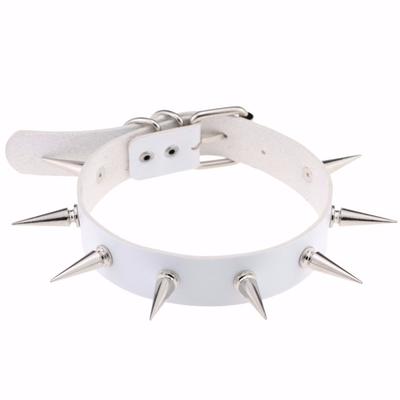 Dámsky golier na opasok Black Spike Choker Goth Náhrdelník Goth Chocker Gotické šperky