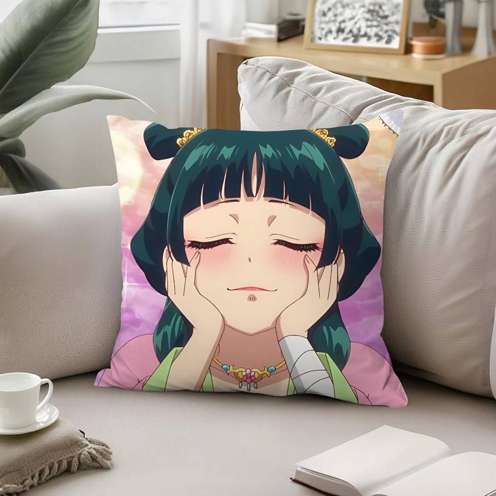 Anime AThe Apothecary Diaries Throw Pillow Covers Pattern Cushion Cover Suitable For Sofa Bedroom Car Pillow Cover