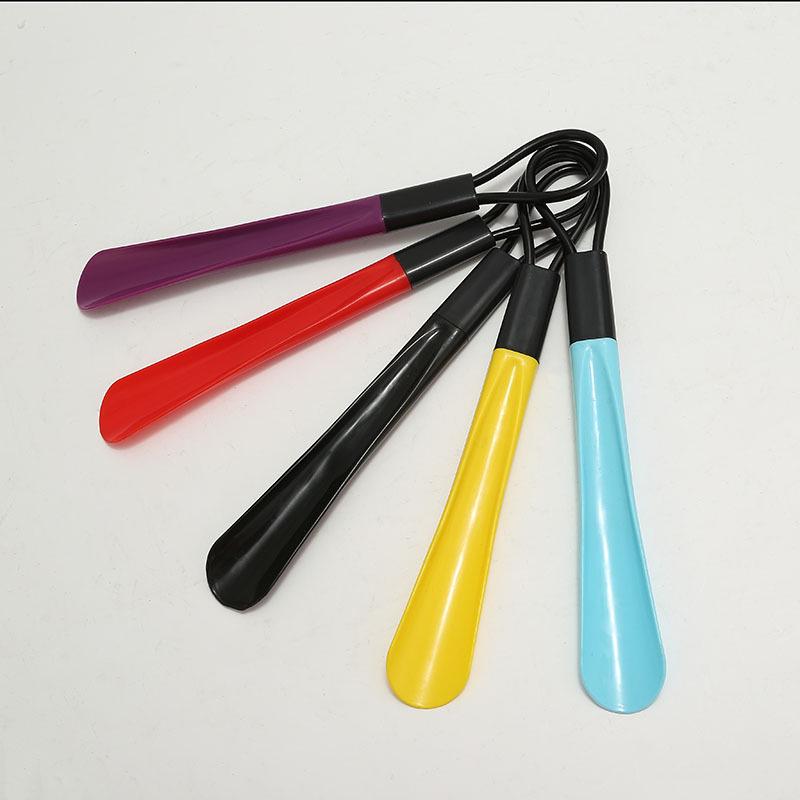 Long Handle Plastic Shoehorn for Easy Shoe Wearing—Ideal for Seniors and Pregnant Women, Available in Multiple Colors