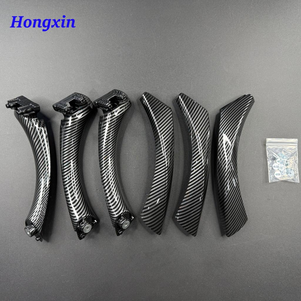 AZHKP1 LHD RHD Inner Internal Interior E90 Door Handles for BMW 3 Series E90 E91 316 318 320 325 328 with Screws