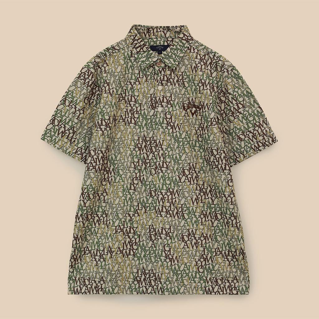 Callaway Short Sleeve Polo Shirt UV Golf C23234104 Size M Men's (Logo Print, Moisture-Wicking, Quick-Drying, Protection, Antibacterial) / /