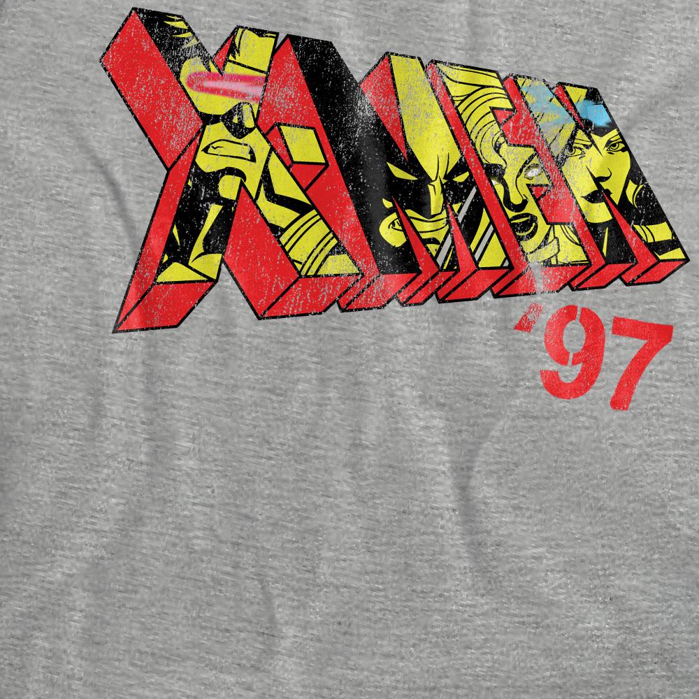 X-Men 97 Womens/Ladies Comic Logo Heather T-Shirt