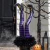 2 ks Halloweenové Dekorace Nohy Zlé Čarodějnice Nohy Zlého Kouzelníka Vzhůru Nohama S Kůlem Dekorace na Zahradu Trávník Halloween Rekvizity