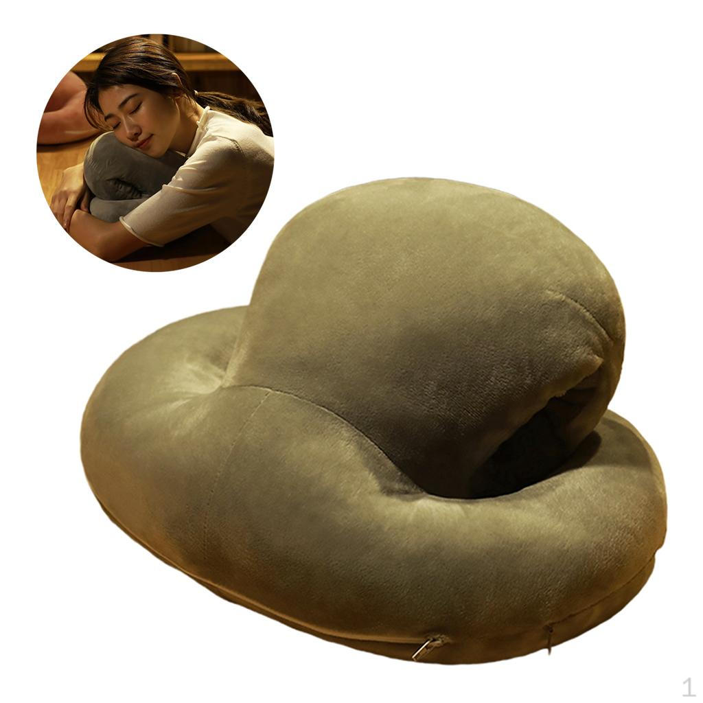 

Подушка для сна Pillow Lay, удобное хранение, для офиса серый