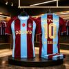 2026 Trabzonspor Salah 10# Football Jersey Men Summer New 3D Print Sports Football  Breathable Family Kids Tees