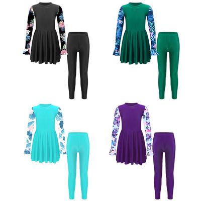 Costum de baie pentru fete, două piese, pentru copii