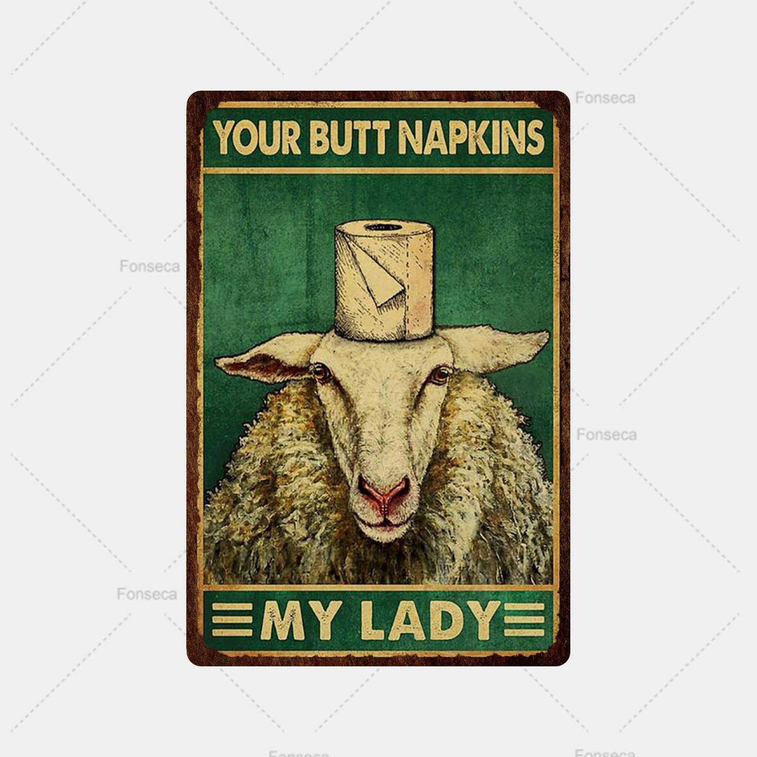 

MY LORD LADY животные портретные знаки Винтаж Олово Металл Общественный Ретро Настенный Декор Сад Парк Дикая Пещера Металлический Плакат 20x30cm