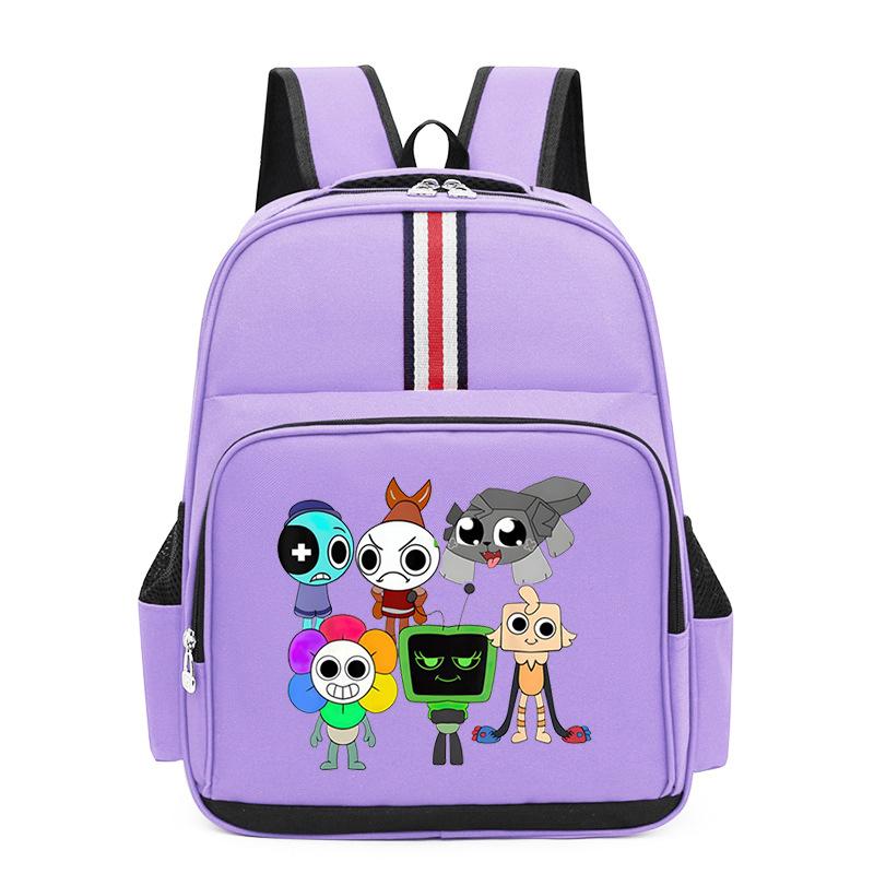 Cartoon Peripheral Trend Children'S Backpack Primary And Secondary School Students Large-Capacity Schoolbag