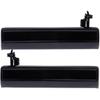 OCPTY Door Handles Exterior Driver Passenger Side Replacement Fit 1985-1994 for S10 Outside Door Handles Black(2pcs)