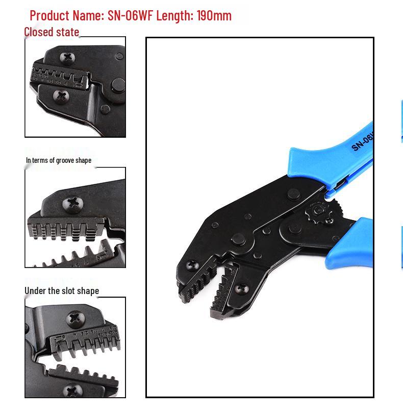 Crimping Tool SN-01BM/02/03/48B/06WF/28B for Spring Clip PH & XH2.54 DuPont Cold Crimp Terminals.
