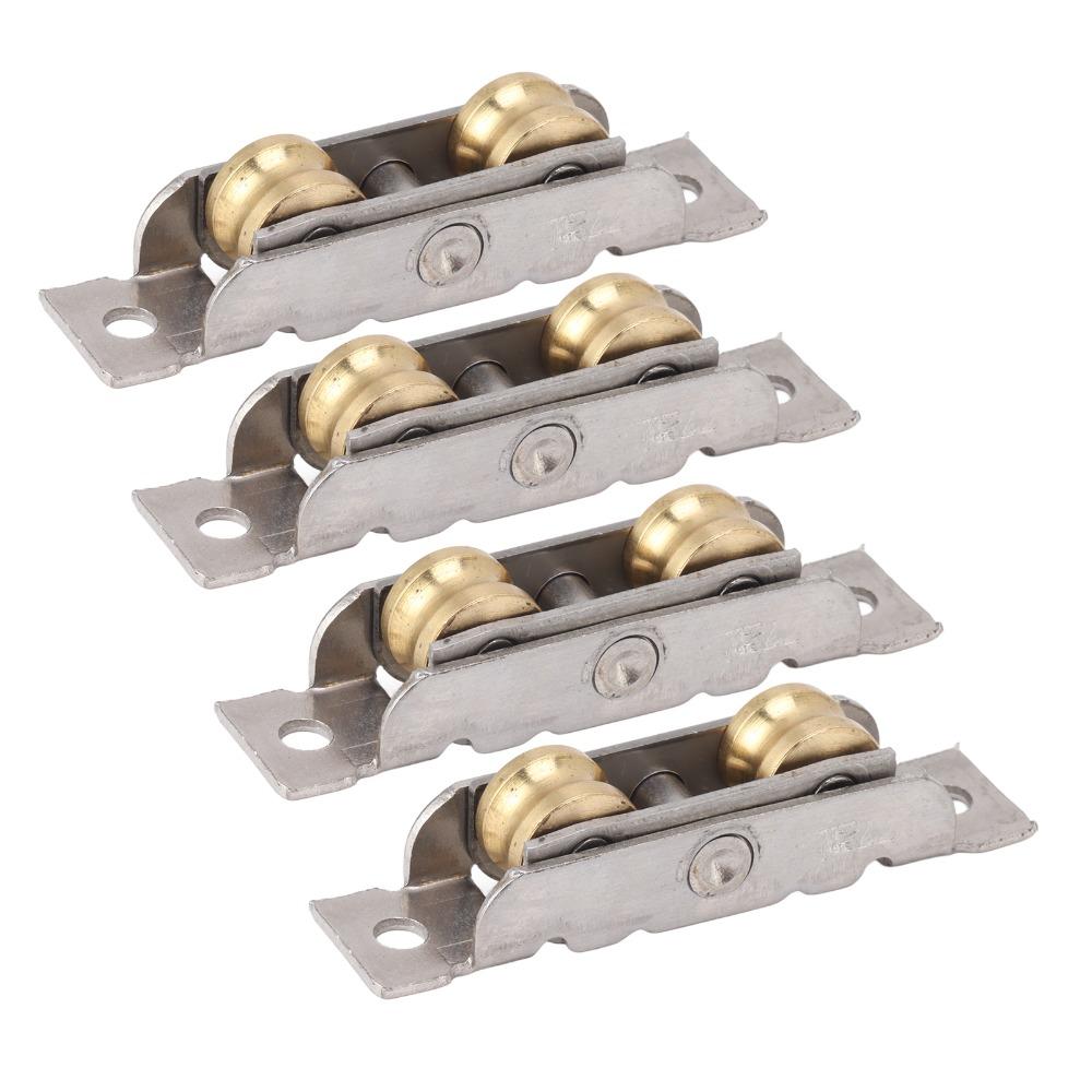 4PCS Stainless Steel Sliding Patio Door Roller Assembly  Glass Door Replacement
