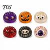 Stress Reduction Sensory Toy 1/6Pcs Halloween Dumpling Relief Toy, Devil Pumpkin Eyeball Skeleton Squeeze Shaped Anxiety Dough Bun Fidget with