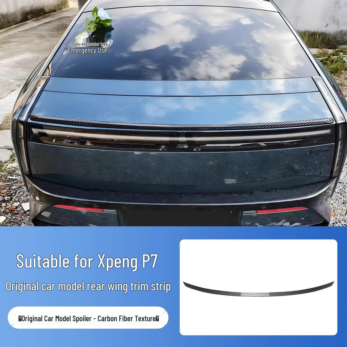 Xiaopeng P7 Rear Spoiler Wing No-Drill Modification (2025-2026)