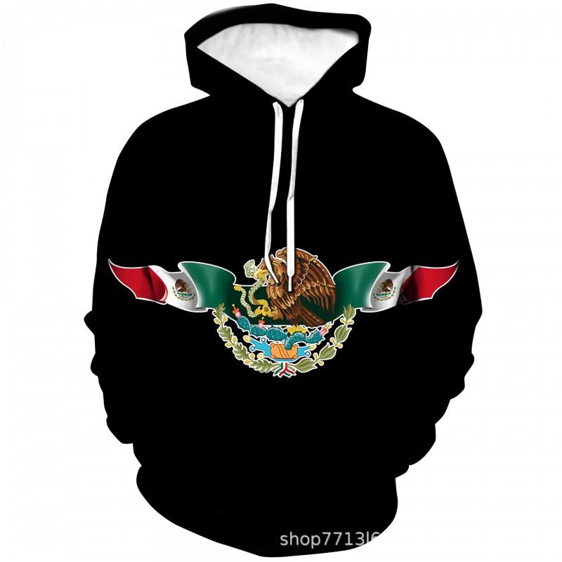 Mens Hooded Sweatshirt With 3D Digital Print Loose Fit Long Sleeve Pullover Fall Casual Wear