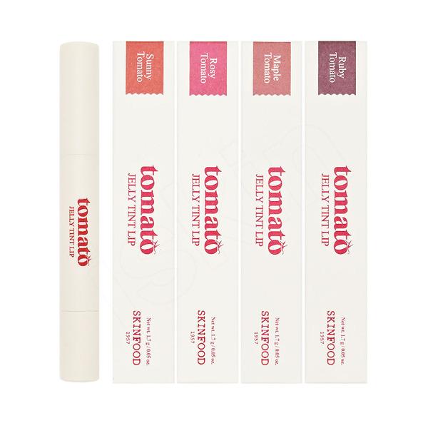 

1+1 SKINFOOD Tomato Jelly Tint Lip 01 Sunny Tomato 03 Maple Tomato