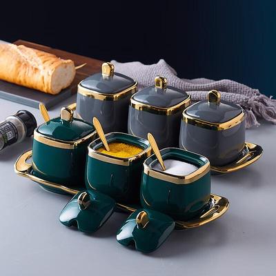Xuzi 3-Piece Ceramic Spice Jar Set