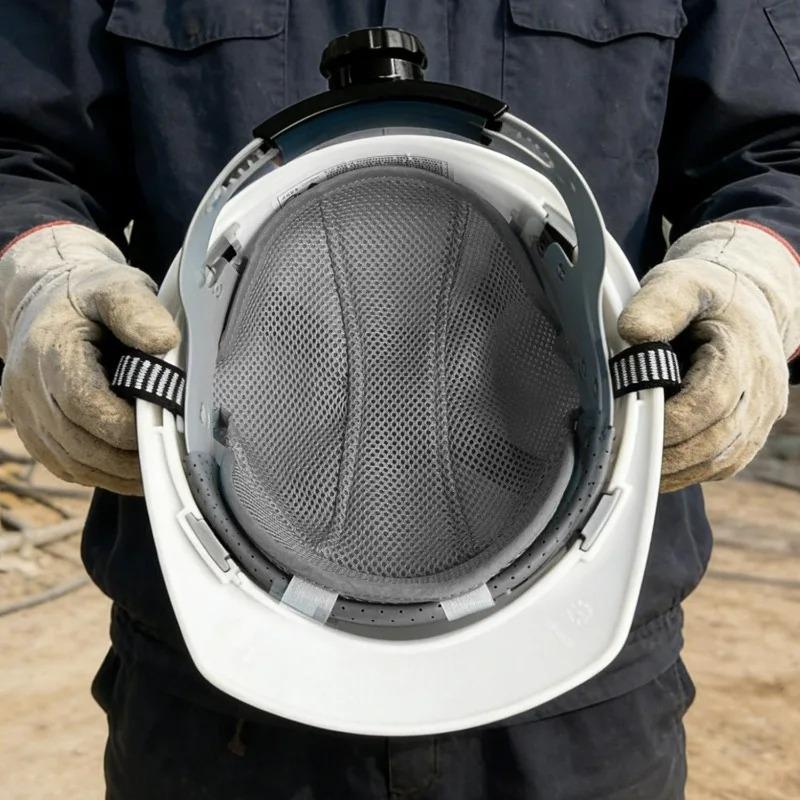 Helmet Insert Liner Breathable Mesh Sweat Band Safety Cap Cooling Pad Sweat-absorbing Ventilation Head Protection Adult