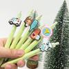10Pcs Green Series Medical Pens, Quick-Dry Plastic Ballpoint Pens with Medium Tip, Suitable for Nurses and Healthcare Professionals, Retractable Closu